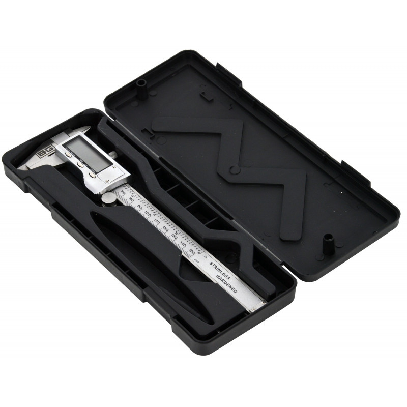 Stainless hardened store digital caliper